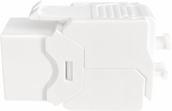 Conexpro beznástrojový keystone UTP, CAT6A, bílý