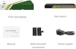 Conexpro GNT-P1026G6, PoE switch, 24x LAN, 24x PoE, 2x SFP