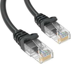 Conexpro patch kabel UTP, CAT5e, 0.5m, ekonomy, černý