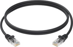 Conexpro patch kabel UTP, CAT6, 0.25m, černý