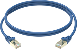 Conexpro slim patch kabel STP, CAT6A, 3m, modrý