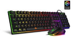 CONNECT IT BATTLE herní combo klávesnice + myš, ČERNÁ