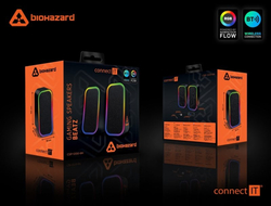CONNECT IT BIOHAZARD PC reproduktory s připojením AUX+BT