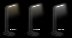 CONNECT IT BRIGHT stolní LED lampička, ČERNÁ