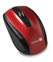 Connect IT CI-1224 bezdrátová optická myš - červená
