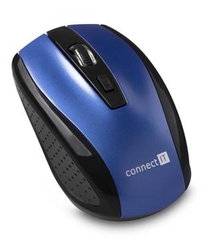 Connect IT CI-1225 bezdrátová optická myš - modrá