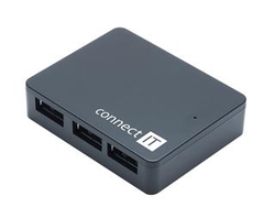 Connect IT CI-170 USB 3.0 HUB se 4 porty