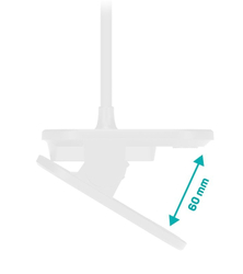 CONNECT IT CLIP 2 stolní Led lampička s klipem BÍLÁ