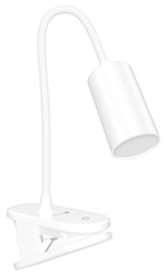 CONNECT IT CLIP 2 stolní LED lampička s klipem BÍLÁ