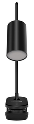 CONNECT IT CLIP 2 stolní Led lampička s klipem ČERNÁ