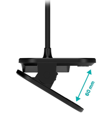 CONNECT IT CLIP 2 stolní Led lampička s klipem ČERNÁ
