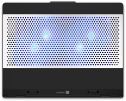 CONNECT IT FrostBlast chladicí podložka pod notebook s modrým podsvícením
