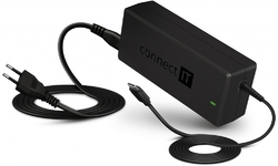 Connect IT MacPower univerzální notebookový adaptér USB-C, PD 65 W