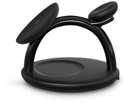 CONNECT IT MultiCharge 3 v 1 MagSafe Wireless Fast Charge bezdrátová nabíječka, ČERNÁ