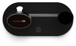 CONNECT IT MultiCharge 5 v 1 MagSafe Wireless Fast Charge bezdrátová nabíječka, ČERNÁ