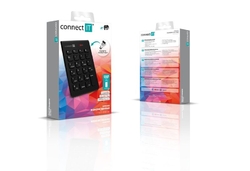 CONNECT IT NumCALC bezdrátová numerická klávesnice, černá