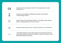 CONNECT IT prodlužovací kabel , 5 zásuvek, 2 m, s vypínači (bílá)