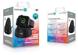 CONNECT IT WatchCharger bezdrátová nabíječka kompatibilní s Apple, černá