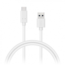 Connect IT Wirez USB-C - USB, bílý, 2m