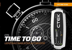 CTEK CT5 Time to Go pro autobaterie (12V,5A, 20-110AH/160 AH) 