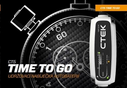 CTEK CT5 Time to Go pro autobaterie (12V,5A, 20-110AH/160 AH) 