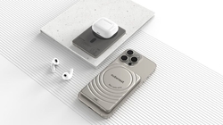 Cubenest Magnetická bezdrátová powerbanka SlimDual 5000 mAh S1B3D - černá