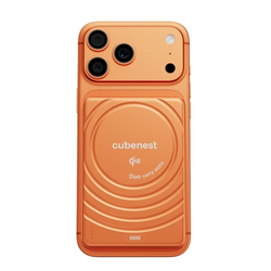Cubenest Qi2 Magnetická bezdrátová powerbanka SlimDual 5000 mAh SQ1B3D - oranžová