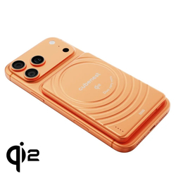 Cubenest Qi2 Magnetická bezdrátová powerbanka SlimDual 5000 mAh SQ1B3D - oranžová