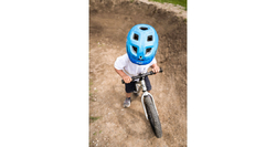 Cyklistická helma MET HOORAY dětská modrá příšerky - 52/55