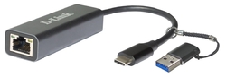 D-Link USB-C/USB na 2.5G Ethernet Adapter LAN (DUB-2315)