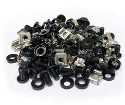 DATACOM Montážní sada  M6  (50ks / bal.) - 12mm BLACK