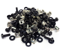 DATACOM Montážní sada  M6  (50ks / bal.) - 16mm BLACK