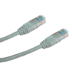 DATACOM PATCH KABEL UTP CAT5E 2m (x) šedý křížený
