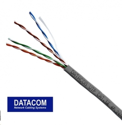 DATACOM UTP drát CAT5E LSOH,Dca-s2d2a1 305m box šedý