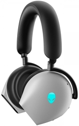DELL AW920H/ Alienware Tri-Mode Wireless Gaming Headset/ bezdrátová sluchátka s mikrofonem/ stříbrný