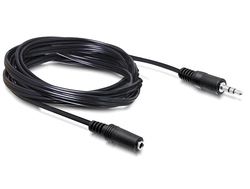 Delock Audio kabel 3,5mm stereo jack samec/samice, 5m (84237)