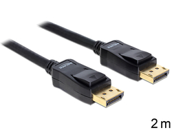 Delock kabel DisplayPort samec na Displayport samec, délka 2m (82585)