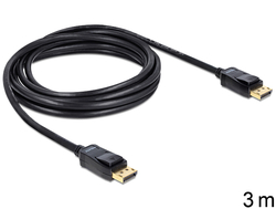 Delock kabel DisplayPort samec na Displayport samec, délka 3m (82424)