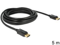 Delock kabel DisplayPort samec na Displayport samec, délka 5m (82425)