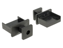 Delock Prachová záslepka pro USB USB-A samice s uchopením 10 kusů černá