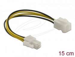 Delock prodlužovací napájecí kabel P4 (4-pin) samec / samice, 15 cm
