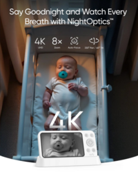 Dětská chůvička Anker eufy E21, 4K bílá
