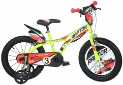 Dino bikes 616L Raptor žlutá 16" 2022 dětské kolo