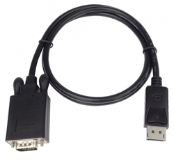 DisplayPort na VGA kabel 1m M/M