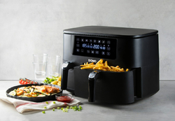 DOMO DO546FR Dvojitá horkovzdušná fritéza 3+6 l