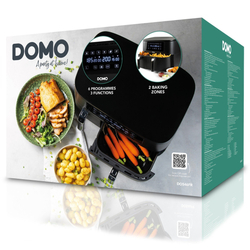 DOMO DO546FR Dvojitá horkovzdušná fritéza 3+6 l