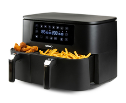 DOMO DO546FR Dvojitá horkovzdušná fritéza 3+6 l