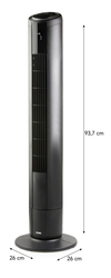 DOMO DO8152 Sloupový ventilátor s dálkovým ovládáním