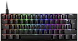 Ducky Mecha Mini herní klávesnice, MX-Speed-Silver, RGB-LED - černá