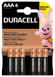 Duracell Basic alkalická baterie, 6 ks (AAA)
